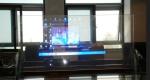 self adhesive pdlc film ,switchable glass film for projection wall