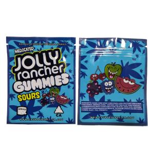 Wholesale 200mic CBD Gummies Candy Mylar Bag THC Cannabis from china suppliers