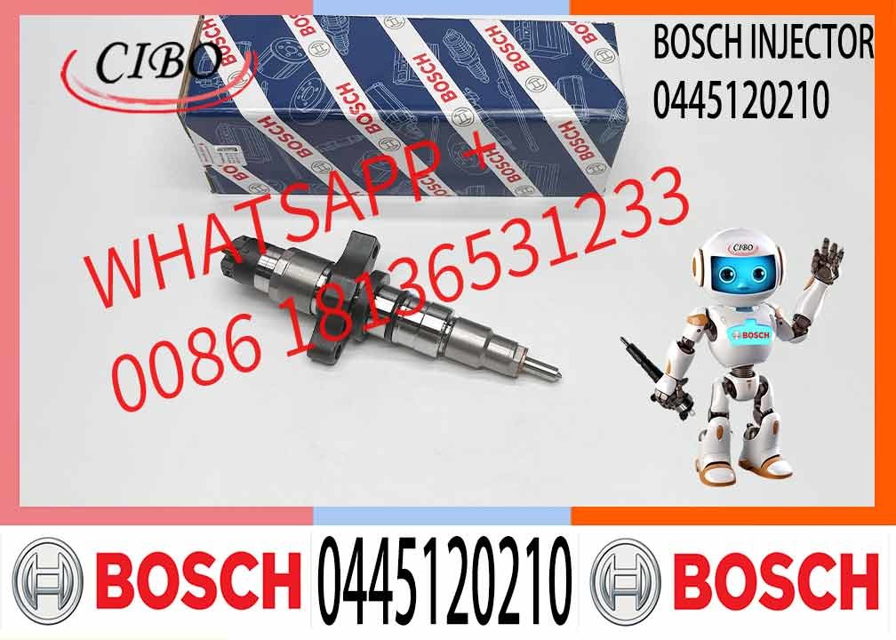 0445120210 Fuel Injector 0986435503 Diesel Injection 0445120210 Common Rail Injector 0 445 120 210 For Ford