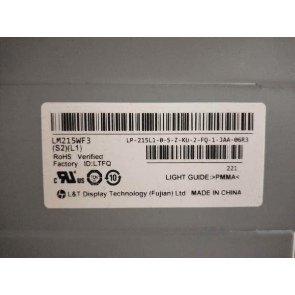 21.5" WVGA 102PPI FHD TFT LCD Panel 250cd/m2 LM215WF3-SLS2 89/89/89/89 (Typ.)(CR≥10)