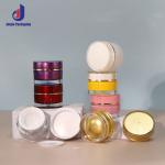 Plastic Mini Cosmetic Jars Cosmetic 10g Cream Jar With Screw Cap