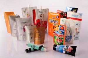 Wholesale Standup Heat Seal Cosmetics Pouch, Flexible Cosmetic Packaging Laminated Bag from china suppliers