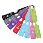 Office/School/Personal Cartoon Silicone Luggage ID Tag for Bag Suitcase Plane