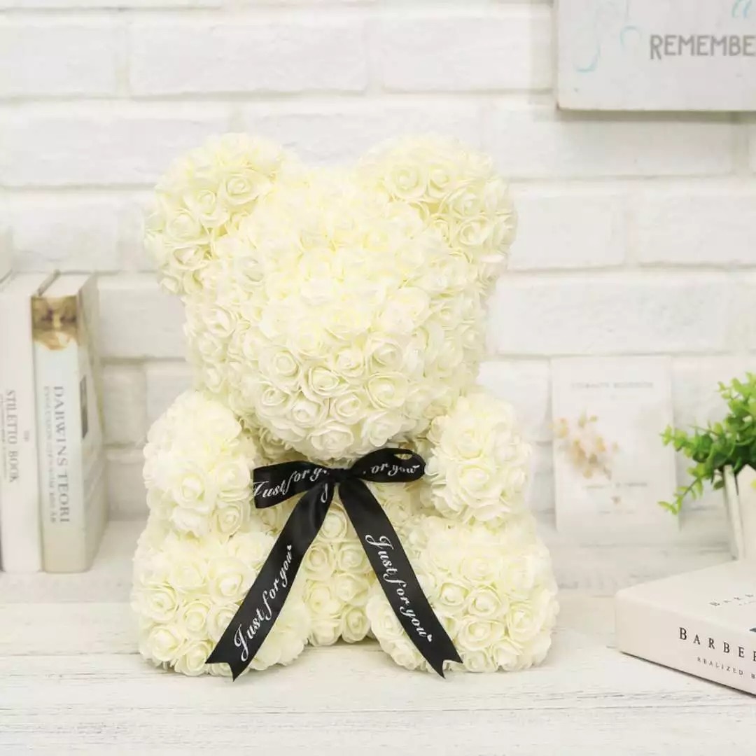 2020 Soap Teddy Roses Bear Flower with Gift Box for All Occasion