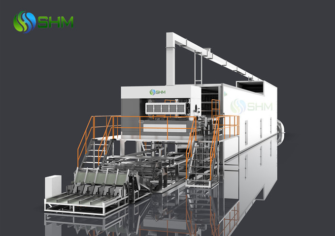 Full Automatic Fiber Moulding Machine Fruit Tray Production Line