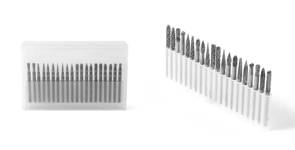 Tungsten Carbide File- 0.118" (3mm) Shank, Rotary Tool Cutting Burrs
