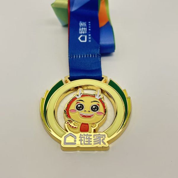 Football sporting club metal medals custom zinc alloy die cast medals with gold silver copper plating and ribbon options