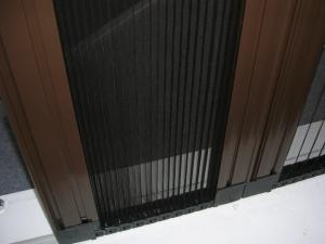 China Black Grey Fiberglass Mosquito Net Pleated Mosquito Mesh Door on sale