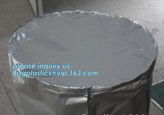 Round Bottom Heavy Duty Plastic Bags Chemical Resistant Cylinder Drum Barrel