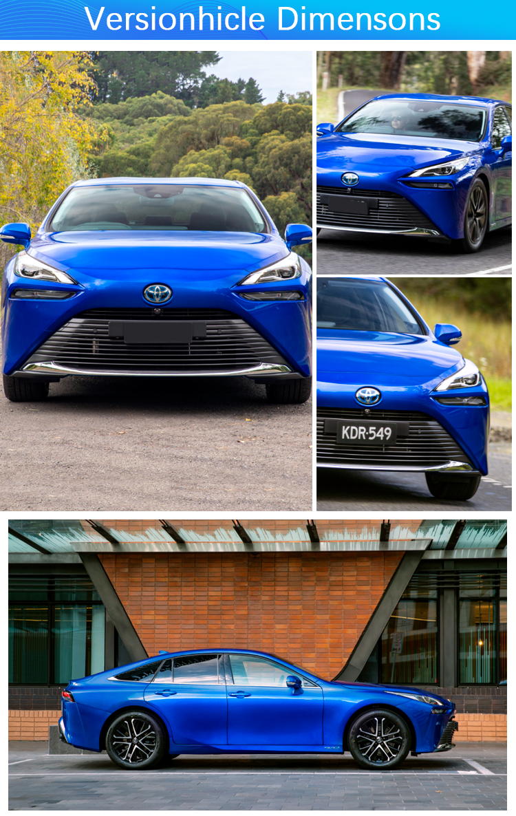 Energy Vehicle To-yota Mirai 2023 RWD Luxury Sedan Limousine Hydrogen Fuel Sale Car 4973*1885*1471 Adult Online Autos