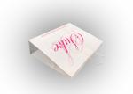 Recycled Paper Shopping Bags With Twisted Paper Handle Foil Stamping
