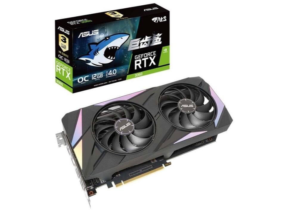 Nvidia new gpu graphics card ASUS RTX3060 - O12G - GAMING computer PC game dedicated graphics card