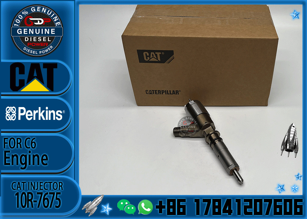 10R 7675 Fuel Injector 3264700 326-4700 for Caterpillar C6 C6.4 Engine CAT 320D Excavator