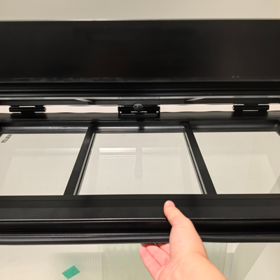 Waterproof Aluminum French Windows Splash Proof Design Aluminium Folding Windows