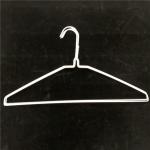 Metal White Wire Hangers 20.5cm Height For Dry Cleaner Customise Design