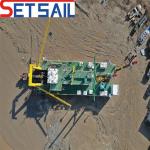 800m3-20000m3 Water Flow Wheel Bucket Gravel Dredger QHWBD-45 with Hydraulic
