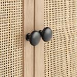 Decorative MDF Slat Wood Cabinet Sideboard Kitchen Apartment