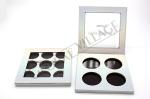 Holographic Paper Empty Magnetic Eyeshadow Palette Makeup Pan Customized
