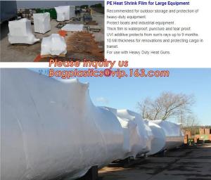 Wholesale Heavy-Duty POF Boat Shrink Wrap Film, Central Fold Film, Colored Printed Protective Heat Shrinkable Film from china suppliers