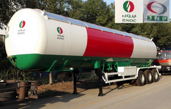 56000 Liters Transport LPG Gas Tanker Truck 25T Large Scale Crude Oil Tanker