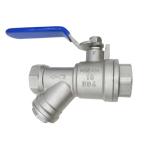 2 prime prime Stainless Steel 304/316 Water Pipe Filter Ball Valve for US