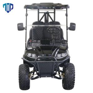 Wholesale 48V 5KW Carbon Fiber Dashboard 6 Seater Golf Cart 70-90km Driving Mileage from china suppliers
