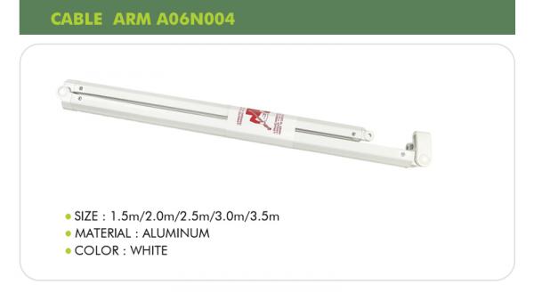 Aluminium Retractable Awning Arms Acrylic Folding Awning Arms