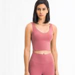 Stylish Printing Gymwear Sports Underwear Shockproof Running Fitness Vest Woman