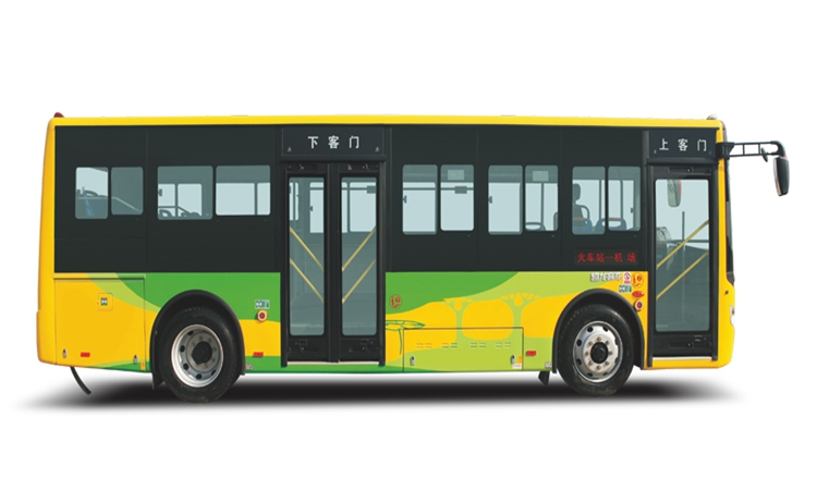 Customized 8m 65/16-30 Seat Mini Electric Bus Euro 5 City Bus with Automatic Transmission