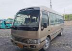 Used Commercial Bus With Luxury Coaster Bus 22 Seats 2640mm Height 4085mm Wheel