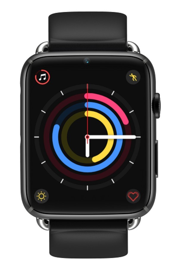 Heart Rate Smart Watch With Sim Slot Aluminum Alloy Machine Wireless Networking