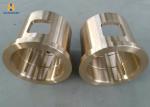 Cast Flanged Self Lubricating Bronze Bushings For Heavy Load Capacity
