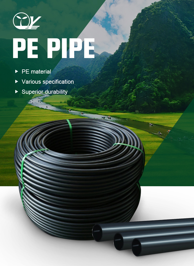 Upgrade Your Agriculture Irrigation System with Black PE Pipe and Core Components Pump
