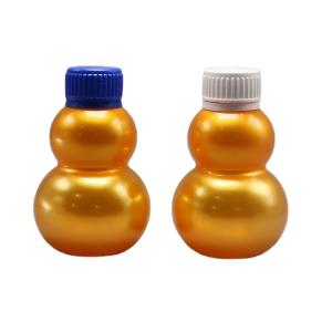 Wholesale 120ML PET Gourd Bottle for Health Products Customizable Color Screw Cap and Free Sample from china suppliers