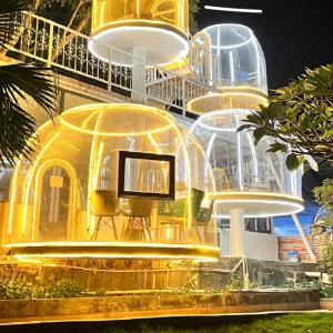 Wholesale Outdoor Camping Geodesic Dome Tent Aluminium PC Dome House from china suppliers