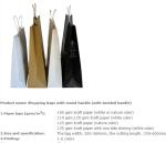 Cheap handle printed paper shopping bags with logos, paper shopping bag for