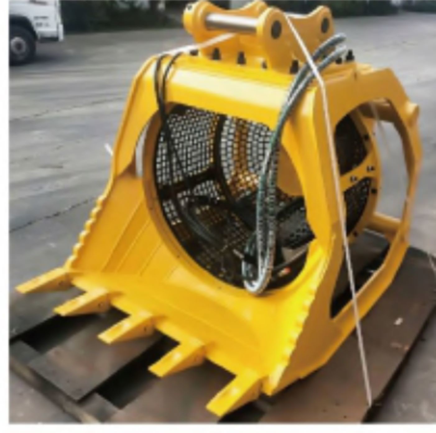 Hitachi 210 ZX210H ZX210-3 Rotating Screening Bucket For Excavator Screen Riddle Shaker