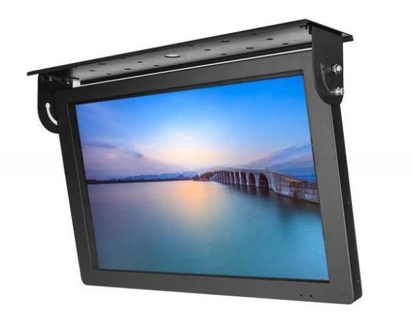 Metal Housing 18.5 Inch Coach Metro Bus Monitor LCD Media Display With Wide