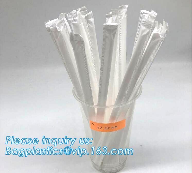 Food Grade Natural White Solid Color Drinking Paper Straw,High quality disposable eco paper straw,Straw Disposable Biode