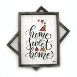 Love Home Decorative Wooden Plaque Signs ,Smooth Edge, Vintage Style, Durable