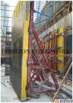 Heavy Duty One Sided Concrete Wall Forming Powder Coating Furface Crane Lift