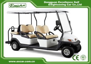 Wholesale White 48V lithium Battery Powered Vehicle Electric Golf Car EXCAR A1S4+2 from china suppliers