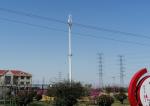 30m Galvanized GSM Microwave Tubular Mobile Cell Tower ，Monopole Telecommunicati