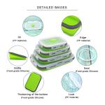 Silicone Foldable Lunch Box Set Of 4
