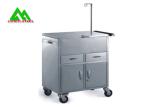 Mobile Medical Hospital Emergency Cart , Ward Room Equipment With Drawer