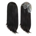 New Design Natural Color Human Hair Euro Lace Mono Medical Wig Lace Wig For