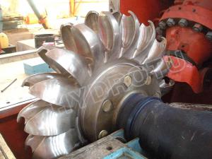 Wholesale Pelton Turbine Runner / Pelton Water Turbine With Forged CNC Machine Runner For High Water Head Hydropower Project from china suppliers