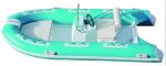 Pink or Green Color Semi - FRP Inflatable Rib Boats Tube 3.3 Meter