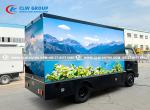 ISUZU Naked Eye 3D Billboard Mobile Outdoor LED Advertising Truck With Air
