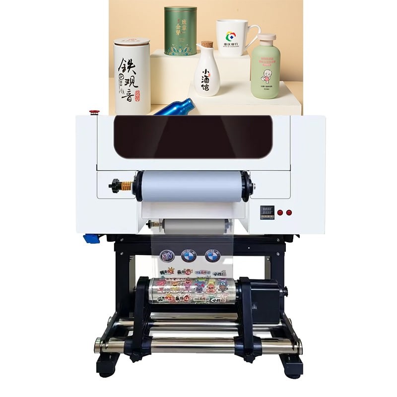 Digital UV Printer with UV Ink CMYKWV in 30cm and 60cm Models
